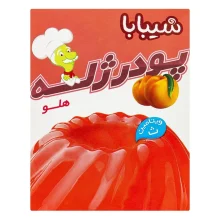 پودر ژله هلو شیبابا مقدار 100 گرم