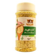 کنجد برشته طعم دار سیر و سبزیجات شیررضا-200 گرم